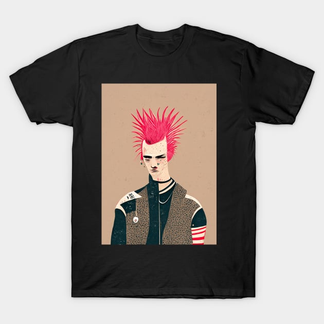The Punk T-Shirt by deificusArt